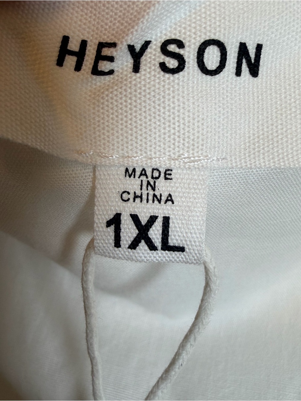 Heyson White Tiered Babydoll Mini Dress 1XL Sleeveless NWT - Picture 6 of 10